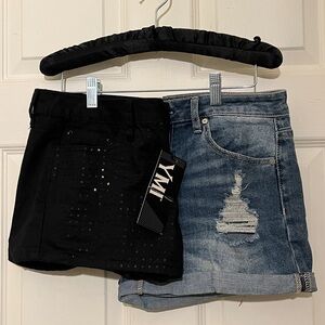 YMI & Indigo Rein Shorts Size 11 (sold as a set)